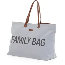CHILDHOME Wickelrucksack Family Bag Signatur Canvas Grau