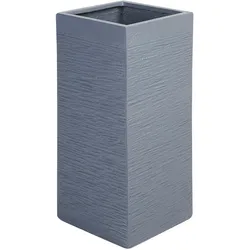 Blumentopf grau quadratisch 33 x 33 x 70 cm DION