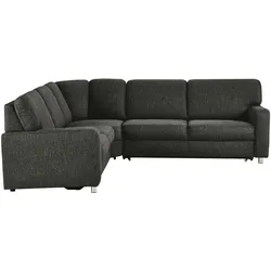 smart Ecksofa  Valencia ¦ schwarz ¦ Maße (cm): B: 236 H: 90 T: 266