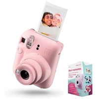 Fujifilm Kit Best Memories Instax Mini 12 Blossom Pink/Sofortbildkamera