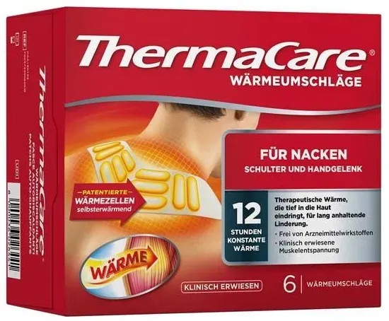 ThermaCare® Wärmepflaster bei Schmerzen in Nacken, Schulter und Handgelenk