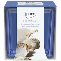 ipuro Sunny Beachtime Duftkerze 125 g blau