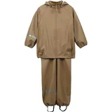 CelaVi Basic Rainwear Set-PU Schnitt Braun 120