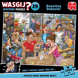 JUMBO Spiele Wasgij Mystery 29 - Spenden-Desaster