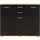 Priess Kombikommode Barcelona 123 x 103 x 38 cm Schwarz