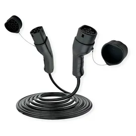 Roline E-Auto Ladekabel Typ2, 1-phasig, 250VAC (1P+N+E), 32 A, 7,4 kW, 5 m