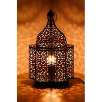 Marrakesch Orient & Mediterran Interior Marokkanisch Orientalische Tischlampe Nachttischlampe