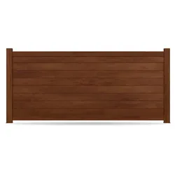 Zaun, Aluminium, Rostoptik, Rostrot Metall-Effekt, Modell Frankfurt, flexible Befestigungssysteme, Zaunelement individuell konfigurierbar