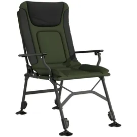 vidaXL Angelstuhl Gartenstuhl 64,3 x 77,4 x 23,1 cm grün