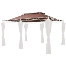 GRASEKAMP Ersatzdach Inca 400 x 400 cm braun