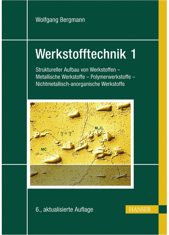Struktureller Aufbau Von Werkstoffen - Metallische Werkstoffe - Polymerwerkstoffe - Nichtmetallisch-Anorganische Werkstoffe - Wolfgang Bergmann  Karto