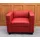 Mendler Sessel Loungesessel Lille ~ Kunstleder, rot