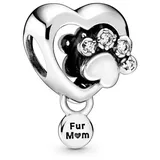 Pandora Funkelndes Hundepfotenabdruck & Herz Charm 798873C01