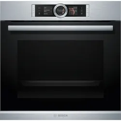 Bosch Serie 8, HSG636ES1, Einbau-Dampfbackofen, 60 x 60 cm, Edelstahl