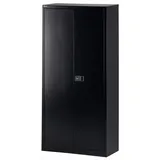 BISLEY Putzmittelschrank Universal E782AAG633 schwarz 91,4 x 40,0 x 195,0 cm, aufgebaut