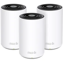 TP-Link Deco XE75 WiFi 6E Mesh System, 3er Set AXE5400 Tri-Band, 3x Gb LAN/WAN (pro Einheit)