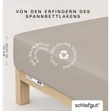 Baumwolle 90 x 190 - 100 x 220 cm sand mid