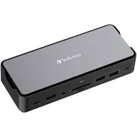 Verbatim USB-C® Dockingstation CDS-155 Passend für Marke Dockingstations: Universal M.2 SSD Steckplatz, USB-C® Power Delivery,