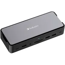 Verbatim USB-C® Dockingstation CDS-155 Passend für Marke Dockingstations: Universal M.2 SSD Steckplatz, USB-C® Power Delivery,