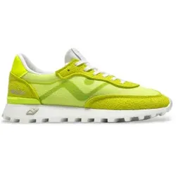 Nomad Society für Damen. NB2WS100 Schuhe Veloce Animal Free gelb (40), Wohnung, Schnürsenkel, Lässig, Nachhaltig
