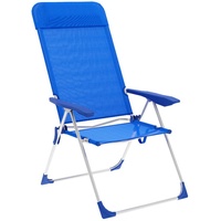 Marbueno summer Marbueno Gepolsterte Campingstuhl Blau 69 x 109