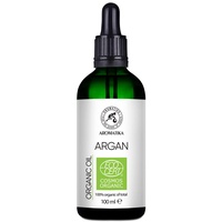 Bio Arganöl 100ml - Argania Spinosa - Argan Öl - Kaltgepresst - 100% Naturrein aus der Glasflasche mit Pipette - Gesichtspflege - Haarpflege - BIO Öl für Haare und Haut