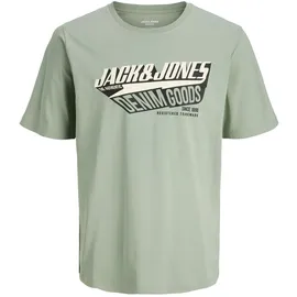 Jack & Jones PlusSize JACK & JONES Jjelogo Tee Ss Oneck 2 Col Aw25 Noos Pls - Plus Size
