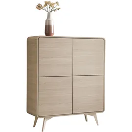 Home Affaire Vitrine Torsby 108 x 39 x 130 cm Braun