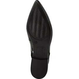 TAMARIS Damen Sling Pump mit Blockabsatz Leder, schwarz, 40 EU