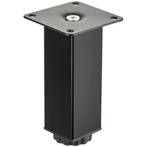 SO-Tech Sotech Möbelfuß ZULU 38 x 38 x 120 mm Schwarz Matt,