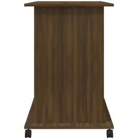 vidaXL Schreibtisch Braun Eichen-Optik 80x50x75 cm Holzwerkstoff