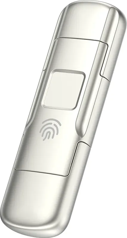 MOVESPEED USB-Stick – 256 GB, fingerabdruckverschlüsselung, USB 3.2 Gen 1 + Typ-C dual-schnittstelle, 550 MB/s lesegeschwindigkeit, 500 MB/s schreibgeschwindigkeit, gehäuse aus zinklegierung, YSUYC-256GSN (silber)