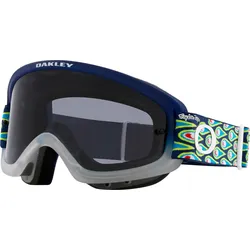 Oakley O-Frame 2.0 Pro XS MX Troy Lee Series, Crossbrille Jugend - Blau/Grau/Grün/Rot/Weiß Leicht-Getönt