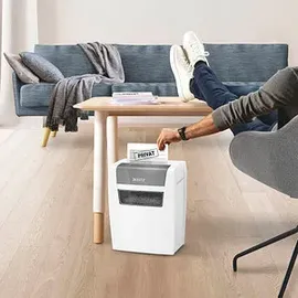 Leitz IQ Home P-4 Aktenvernichter Weiß