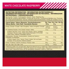 Optimum Nutrition Gold Standard 100% Whey White Chocolate Raspberry Pulver 900 g