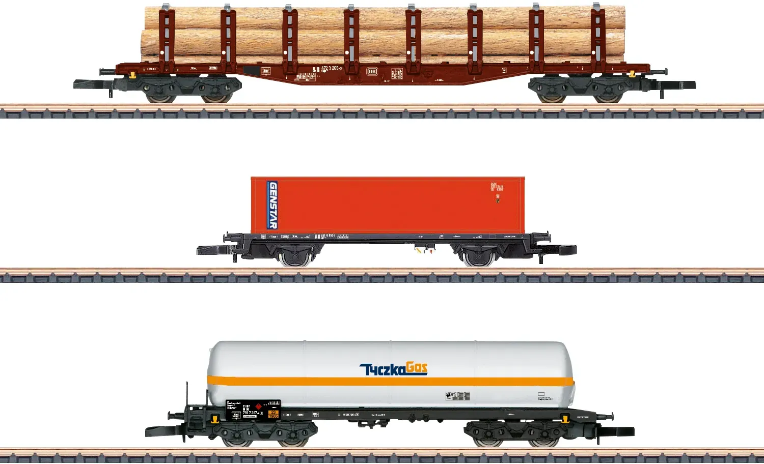 Märklin 82596, Güterwagen, Vormontiert, Z (1:220), Beide Geschlechter, Metall, K