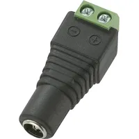TRU Components DC12-F Niedervolt-Steckverbinder Buchse, gerade 5.5 mm 5.5