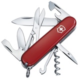 Victorinox Schweizer Taschenmesser, Climber, Multitool, Swiss Army Knife mit 14 Funktionen, Klinge, gross, Korkenzieher, Dosenöffner