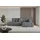 altdecor Ecksofa Cord 4-Sitzer Dunkelgrau