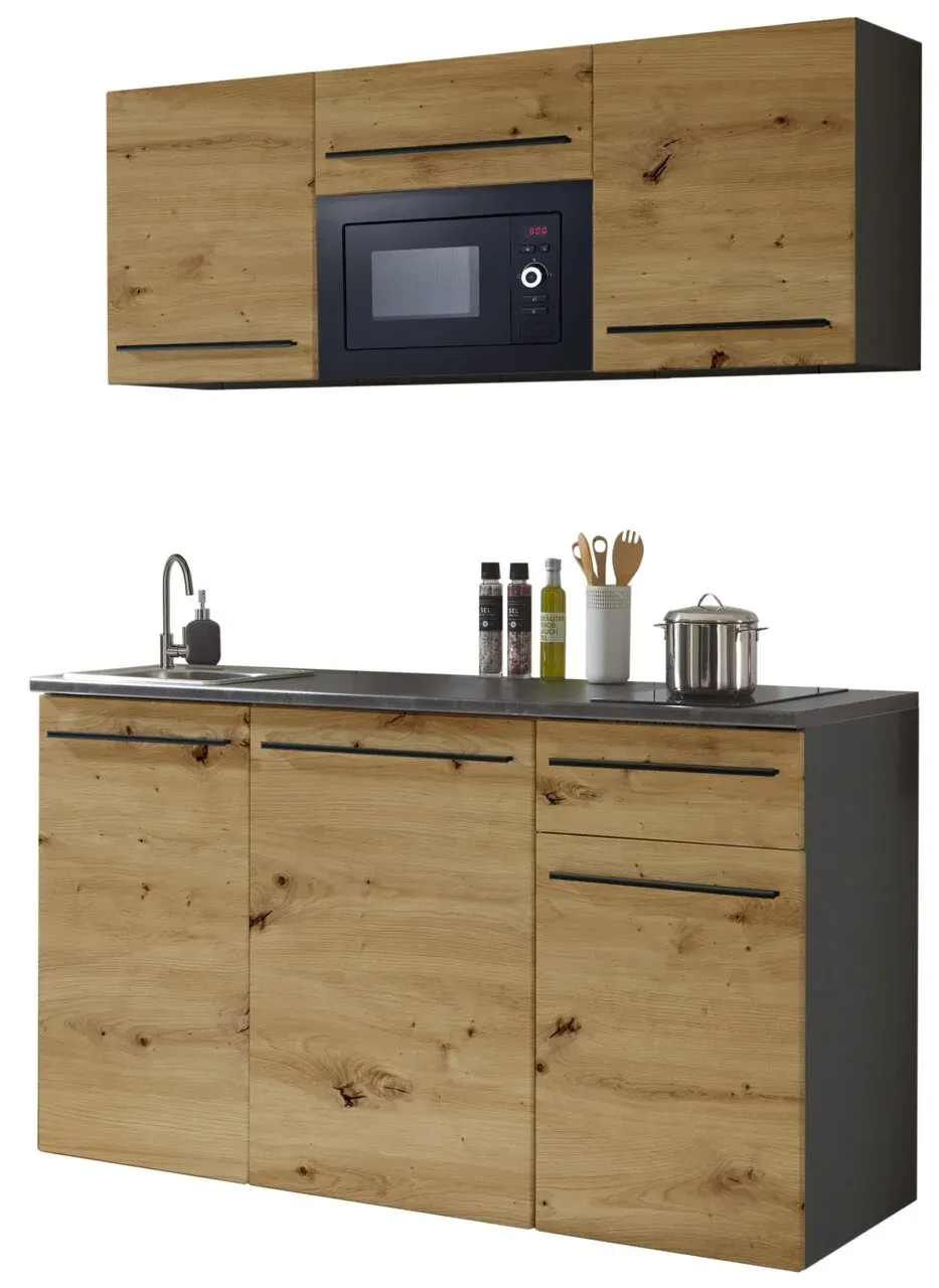 Yourkitchen Single-Küche 160 JAZZ - B/H/T ca. 160.00x212.00x60.00