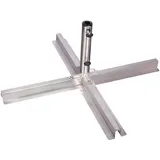 Doppler Schirmständer Edelstahl Silber