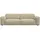 flexlux 3-Sitzer Lucera Sofa, super bequem durch hochwertigen Sitzaufbau mit Kaltschaum, modern & anschmiegsam, Designsofa beige|weiß