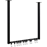 CLP Fenton Kleiderständer 60x60x7 cm schwarz