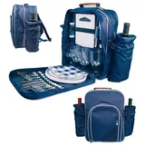 Macma Freizeitrucksack Picknickrucksack aus Polyester für 4 Personen