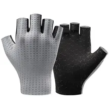 ROCKBROS Kurzfinger-Fahrradhandschuhe atmungsaktiv (L) | Gr.: L