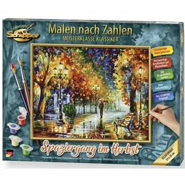 Schipper 609240910 - Malen nach Zahlen, Spaziergang im Herbst, 24 x 30 cm