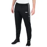 Jako Unisex Trainingshose Active Hose, Schwarz/Weiß, L