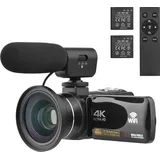 Camnoon 4K Action Cam WLAN-Camcorder 56 MP