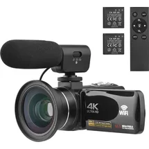 Camnoon 4K Action Cam WLAN-Camcorder 56 MP