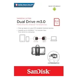 SanDisk Ultra Dual Drive m.3 64 GB USB 3.0